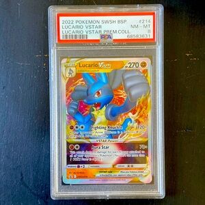 Mint 10 Graded Pokémon card, Lucario Vstar